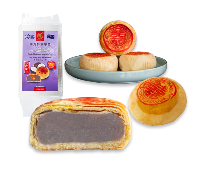 Classic Large Taro Pia Cakes